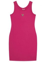 Guess Sukienka codzienna J6GK30 J1314 Różowy Slim Fit. Czerwone sukienki Guess, na co dzień, z aplikacjami, z bawełny, bez kołnierzyka, bez ramiączek, proste. Za 139.99 zł.