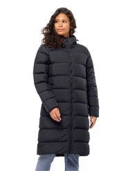 Jack Wolfskin Płaszcz puchowy "Frozen Palace" w kolorze antracytowym rozmiar: L. Czarne płaszcze Jack Wolfskin, l, bez wzorów, z materiału, bez kaptura. Za 638.42 zł.