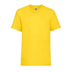 T-shirt Fruit Of The Loom Valueweight Adult żółty. Białe t-shirty FRUIT OF THE LOOM, bez wzorów, z bawełny, bez kołnierzyka, bez ramiączek. Za 150.99 zł.