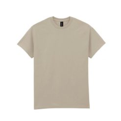 Ultra Bawełniana Koszulka Unisex Dla Dorosłych. Brązowe bluzki GILDAN, xl, bez wzorów, z bawełny, sportowe, bez kołnierzyka, bez ramiączek. Za 61.99 zł.