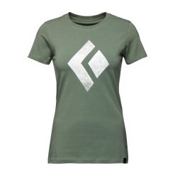 Koszulka wspinaczkowa damska Black Diamond Chalked Up. Zielone bluzki Black Diamond, m, bez wzorów, sportowe, bez kołnierzyka, bez ramiączek. Za 67.99 zł.