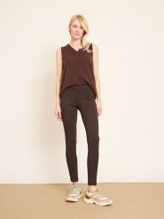 BGN Legginsy w kolorze brązowym rozmiar: 40. Brązowe legginsy BGN, bez wzorów, z podwyższonym stanem. Za 143.99 zł.