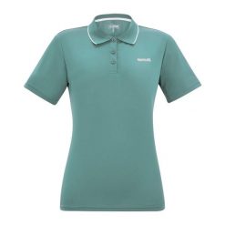 Koszulka Polo Damska Botanna. Zielone bluzki Regatta, bez wzorów, bez kołnierzyka, bez ramiączek. Za 94.99 zł.