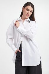 Koszula damska TWINSET. Koszule Twinset Milano, bez wzorów, bez kołnierzyka, bez ramiączek. W wyprzedaży za 629.13 zł.