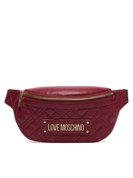 LOVE MOSCHINO Nerka JC4003PP1PLA0552 Bordowy. Czerwone torebki klasyczne Love Moschino, bez wzorów, ze skóry, bez dodatków. Za 611.99 zł.