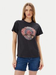 Wrangler T-Shirt Graphic 112362563 Czarny Regular Fit. Czarne t-shirty Wrangler, m, bez wzorów, z bawełny, bez kołnierzyka, bez ramiączek. Za 89.99 zł.