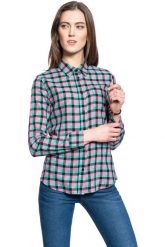 WRANGLER LS WESTERN SHIRT DAMSKA KOSZULA W KRATĘ DŁUGI RĘKAW BLACK W5Z1OR100 112130363. Czarne koszule Wrangler, s, bez wzorów, bez kołnierzyka, bez ramiączek. Za 139.99 zł.
