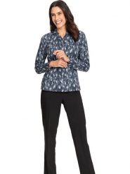 WITT WEIDEN Bluzka w kolorze niebieskim rozmiar: 46. Niebieskie bluzki WITT WEIDEN, bez wzorów, bez kołnierzyka, bez ramiączek. Za 39.21 zł.