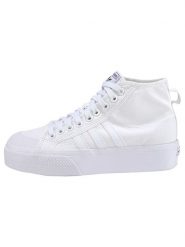 Adidas Sneakersy "Nizza" w kolorze białym rozmiar: 41. Białe trampki Adidas, bez wzorów, za kostkę, bez zapięcia. Za 259.13 zł.