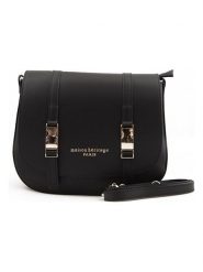 Maison héritage PARIS Skórzana torebka "Tex" w kolorze czarnym - 25 x 19 x 9 cm rozmiar: onesize. Czarne torby na ramię Maison héritage PARIS, bez wzorów, z materiału, na ramię, bez dodatków. Za 361.13 zł.