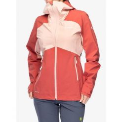 Kurtka przeciwdeszczowa damska Vaude Simony 2,5L Jacket IV. Czerwone kurtki sportowe Vaude, l, bez wzorów, bez kaptura. W wyprzedaży za 556.50 zł.