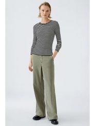 Oui Sweter w kolorze czarno-kremowym rozmiar: 42. Brązowe swetry Oui, bez wzorów, bez ramiączek. Za 144.92 zł.