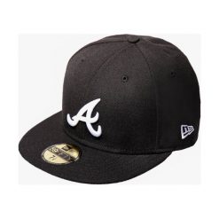 New Era Czapka Mlb Basic Atlanta Braves , czarny, rozmiar 7. Czarne czapki New Era, bez wzorów, z materiału. W wyprzedaży za 99.99 zł.
