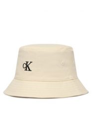 Calvin Klein Kapelusz Bucket LV04F5101G Écru. Białe kapelusze Calvin Klein, bez wzorów, z bawełny. Za 189.99 zł.