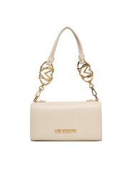 LOVE MOSCHINO Torebka JC4051PP1NLF0110 Beżowy. Brązowe torebki klasyczne Love Moschino, bez wzorów, ze skóry, bez dodatków. Za 859.99 zł.