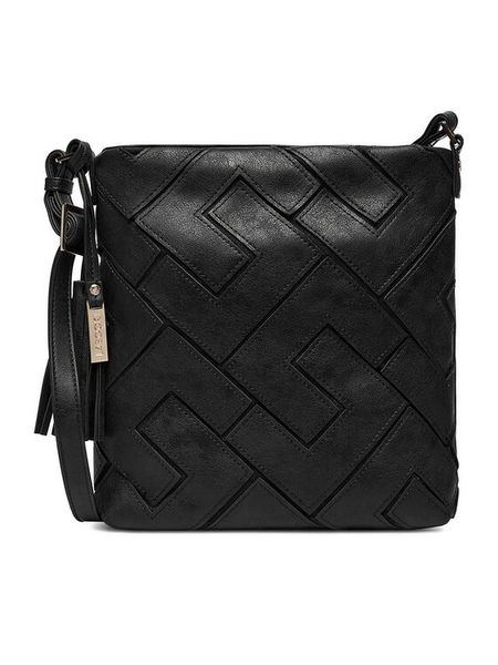 Lasocki Torebka C-MLP-E-024-05 Czarny. Czarne listonoszki Lasocki, bez wzorów, z materiału, bez dodatków. Za 169.99 zł.