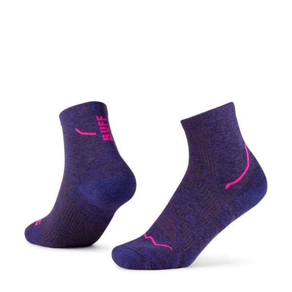 Skarpetki Buff DRYFLX® QUARTER SOCK DQ ULTRAMARINE. Niebieskie skarpety Buff, bez wzorów, z poliamidu. Za 89.99 zł.