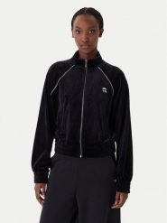 KARL LAGERFELD Bluza B1W20029 Czarny Regular Fit. Czarne bluzy KARL LAGERFELD, l, bez wzorów, z syntetyku, bez kaptura. Za 999.99 zł.