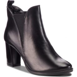 Botki SERGIO BARDI - Folgaria FW127362518DP 101. Czarne botki Sergio Bardi, bez wzorów, ze skóry, bez obcasa, na obcasie, bez zapięcia. W wyprzedaży za 219.00 zł.