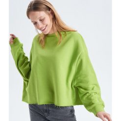 Gładka bluza oversize - Zielony. Bluzy sportowe Cropp. W wyprzedaży za 39.99 zł.