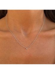 OR Carats Złoty naszyjnik z diamentami - dł. 40 cm rozmiar: onesize. Szare naszyjniki OR Carats, z diamentem, złote. Za 956.99 zł.