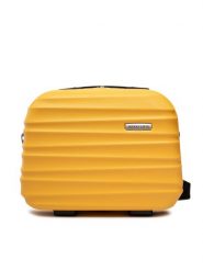 WITTCHEN Kuferek 56-3A-314-50 Żółty. Żółte torebki klasyczne Wittchen, bez wzorów, z tworzywa sztucznego, bez dodatków. Za 139.99 zł.