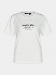 Marc Aurel T-Shirt 7522 7000 73689 Biały Regular Fit. Białe t-shirty Marc Aurel, bez wzorów, z bawełny, bez kołnierzyka, bez ramiączek. Za 189.99 zł.