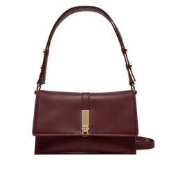 Torebka Tommy Hilfiger. Czerwone torebki klasyczne TOMMY HILFIGER, bez wzorów, bez dodatków. Za 319.99 zł.