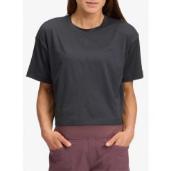 Koszulka szybkoschnąca damska Black Diamond Circuit SS Tee. Czarne koszulki sportowe Black Diamond, bez wzorów, bez ramiączek. Za 172.99 zł.