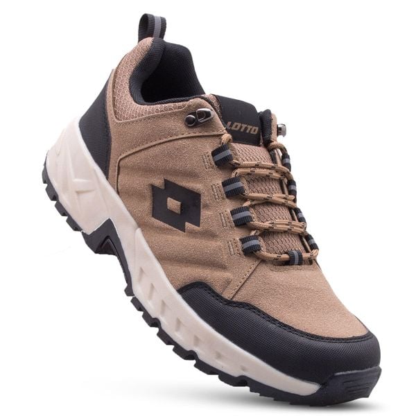 Buty sportowe LOTTO KETCHAM sneakersy. Brązowe obuwie sportowe Lotto, bez zapięcia, trekkingowe. Za 159.00 zł.