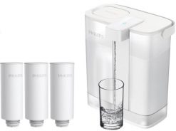 Philips AWP2980WH3/10 + 3 filtry Micro X-Clean biały. Dzbanki filtrujące PHILIPS. Za 234.00 zł.