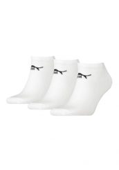 Skarpetki stopki dla dorosłych Puma sneaker. Białe skarpety Puma, bez wzorów, z bawełny. Za 29.00 zł.