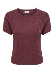 JDY Sweter w kolorze bordowym rozmiar: XS. Czerwone swetry JDY, xs, bez wzorów, bez ramiączek. Za 57.06 zł.