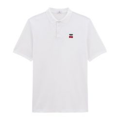 Polo Serge Blanco London. Białe koszulki polo SERGE BLANCO, bez wzorów, bez kołnierzyka, bez ramiączek. W wyprzedaży za 272.00 zł.