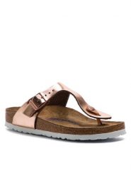 Birkenstock Japonki Gizeh Bs 1005049 Różowy. Czerwone klapki Birkenstock, bez wzorów, ze skóry, bez obcasa. Za 379.99 zł.