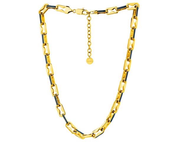 Naszyjnik ze stali szlachetnej z detalami z masy żywicznej. Naszyjniki Elixa, ze stali. Za 399.00 zł.