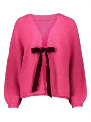 Noisy may Kardigan w kolorze różowym rozmiar: L. Różowe kardigany Noisy may, l, bez wzorów, z wełny. Za 92.64 zł.