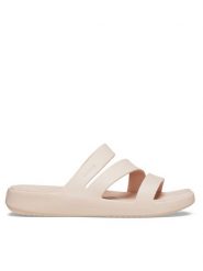 Crocs Klapki Getaway Strappy 209587 Écru. Klapki Crocs, bez wzorów, z tworzywa sztucznego, bez obcasa. Za 159.99 zł.