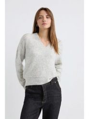 Josephine & Co Sweter "Alice" w kolorze jasnoszarym rozmiar: L. Szare swetry Josephine & Co, l, bez wzorów, z wełny, bez ramiączek. Za 219.08 zł.