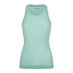 Damski tank top Falke Ultralight Cool. Zielone topy Falke, bez wzorów, bez kołnierzyka, bez ramiączek. Za 291.00 zł.