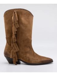 Replay Skórzane botki w kolorze jasnobrązowym rozmiar: 36. Brązowe botki Replay, bez wzorów, bez obcasa, bez zapięcia. Za 491.99 zł.