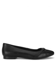 Lasocki Baleriny RST-KAJA-29 Czarny. Czarne baleriny Lasocki, bez wzorów, ze skóry, bez obcasa. Za 169.99 zł.