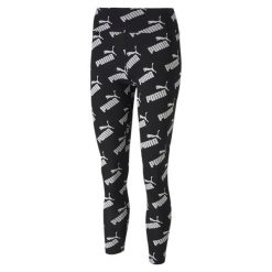 Legginsy damskie Puma AMPLIFIED AOP. Czarne legginsy Puma, s, bez wzorów, z bawełny. Za 97.99 zł.