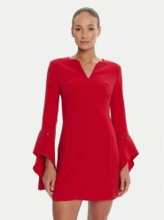 Rinascimento Sukienka koktajlowa CFC0126187003 Czerwony Slim Fit. Czerwone sukienki Rinascimento, xl, bez wzorów, z syntetyku, wizytowe, bez kołnierzyka, bez ramiączek. Za 549.99 zł.