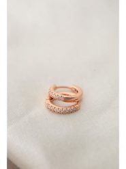 Lodie Silver Kolczyki-kreole z cyrkoniami rozmiar: onesize. Szare kolczyki Lodie Silver, z cyrkonią, srebrne. Za 43.99 zł.