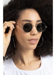 Lucky Bees Damskie okulary przeciwsłoneczne w kolorze złoto-czarnym rozmiar: onesize. Czarne okulary przeciwsłoneczne Lucky Bees, bez wzorów, z tworzywa sztucznego. Za 56.95 zł.