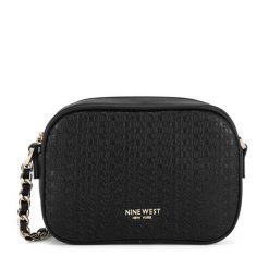 Torebka Nine West. Czarne listonoszki Nine West, bez wzorów, bez dodatków. Za 159.99 zł.