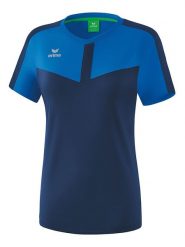 Erima Koszulka sportowa "Squad" w kolorze niebiesko-granatowym rozmiar: 42. Niebieskie koszulki sportowe Erima, bez wzorów, z materiału, bez ramiączek, outdoorowe. Za 92.86 zł.