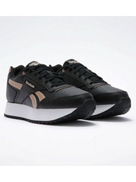 Reebok Sneakersy "Glide Ripple Double" w kolorze czarnym rozmiar: 40. Czarne trampki Reebok, bez wzorów, bez zapięcia. Za 194.95 zł.