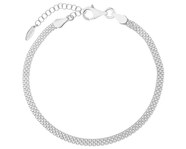 Bransoletka srebrna - bismark. Szare bransoletki Apart, srebrne. Za 199.00 zł.